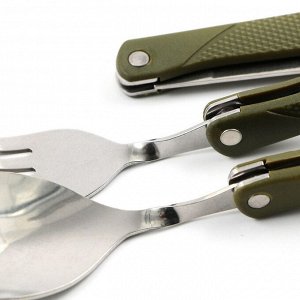 Набор складных приборов «Перекусим?», ложка, вилка, нож