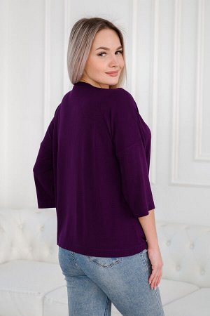 Футболка женская из вискозы Марина ежевика