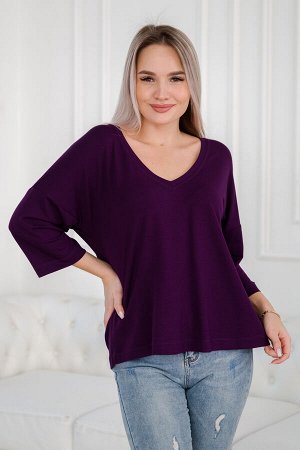 Футболка женская из вискозы Марина ежевика
