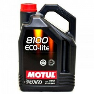 Масло моторное MOTUL 8100 Eco-lite 0W20 SP/GF-6A синтетика 4л (1/4) 108535