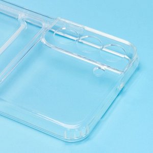 Чехол-накладка - SC276 с картхолдером для "Samsung SM-S901 Galaxy S22" (transparent) (210438)