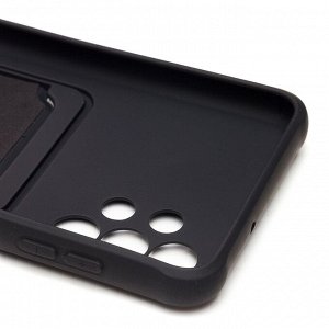 Чехол-накладка - SC304 с картхолдером для "Samsung SM-A135 Galaxy A13 4G" (black) (208714)