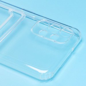 Чехол-накладка - SC276 с картхолдером для "Samsung SM-A135 Galaxy A13 4G" (transparent) (210436)