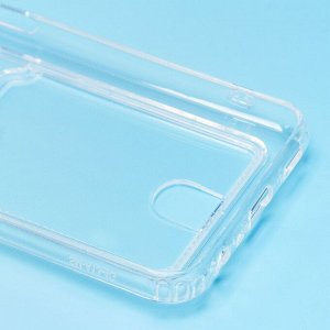 Чехол-накладка - SC276 с картхолдером для "Samsung SM-A135 Galaxy A13 4G" (transparent) (210436)