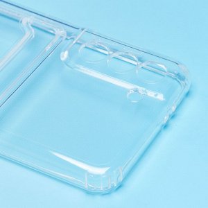 Чехол-накладка - SC276 с картхолдером для "Samsung SM-G991 Galaxy S21" (transparent) (210449)