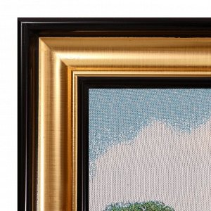 S094-40х80 Картина из гобелена "Дорога вдоль пшеничного поля" (46х87)