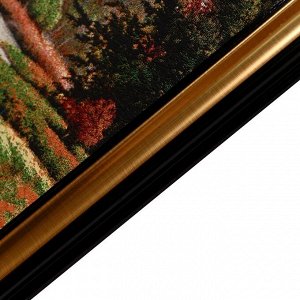 S114-40х80 Картина из гобелена "Осень в лесу" (46х87)