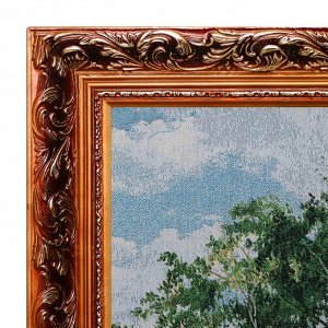 M105-60х120 Картина из гобелена "Тропа через опушку леса" (66х126)