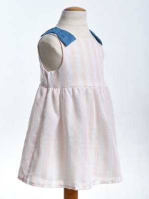 Платье (80-92см) UD 6537-1(1) роз полоса