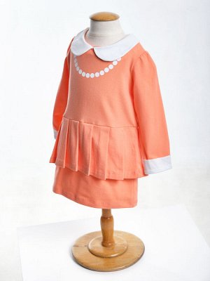 Платье (80-92см) UD 0477-2(1) персиковый