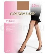 GOLDEN LADY VITA колготки класс. с шортиками 20 den nero