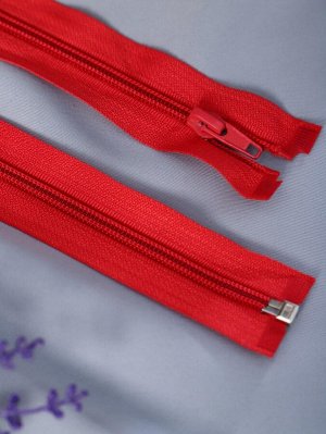 Молния (витая) швейная фурнитура спираль разъемная №5 75 см (красная)
