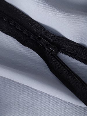 Молния (витая) швейная фурнитура спираль разъемная №5 80 см (черная)