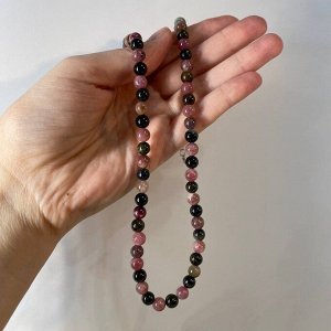 Бусы из Турмалина микс