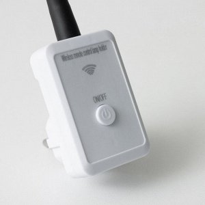 Бра с ПДУ "Синди" Е27 15Вт черный 4х2х33см