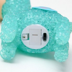 Фигурка светящаяся RISALUX «Лама», LED-ночник, 1 Вт, от батареек LR44, 10x15x5.5 см, МИКС