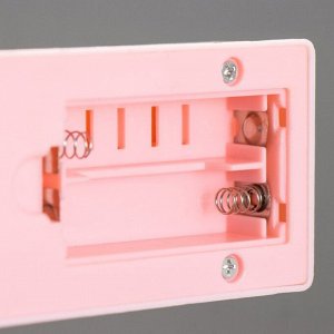 Фигурка светящаяся RISALUX «Звезды», 5xLED 4000К 2xАА розовый 20x12x5.5 см