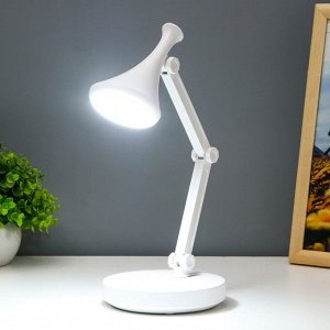 Настольная лампа "Джамбо" LED 2Вт USB АКБ белый 13x13x34,5 см