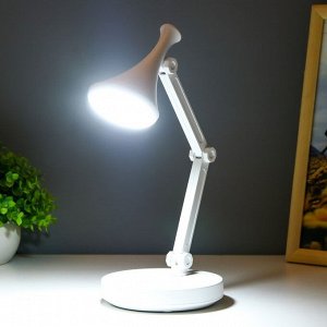 Настольная лампа "Джамбо" LED 2Вт USB АКБ белый 13x13x34,5 см