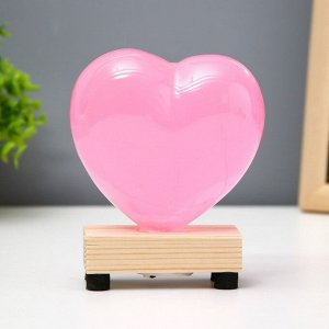 Фигурка светящаяся RISALUX «Сердце. Любовь», LED-ночник, от батареек 3xLR44, 9.5x4x12 см, МИКС