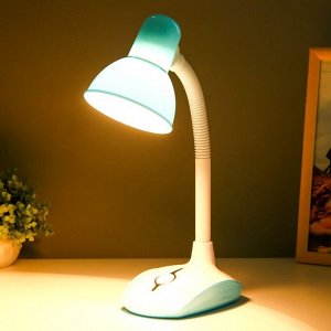 Настольная лампа "Ландри" Е27 15Вт бело-голубой 17х12х44 см