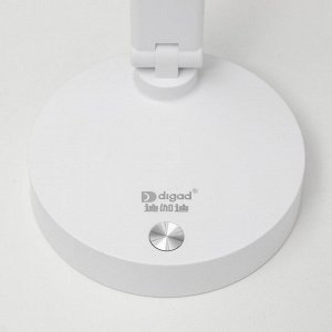 Настольная лампа "Аснер" LED 5Вт USB АКБ белый 25,5x14,5x32 см RISALUX