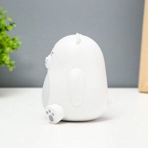 Ночник "Мишка манеки" LED 6000К USB АКБ белый 11х9х11см RISALUX