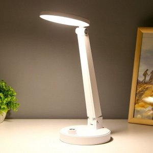 Настольная лампа "Алтрум" LED 4Вт USB АКБ белый 15x15x36 см