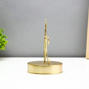 Фигурка световая RISALUX «Любовь», LED-ночник, от батареек 3xАА, золото, 9.5x23x17.5 см