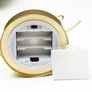 Фигурка световая RISALUX «Любовь», LED-ночник, от батареек 3xАА, золото, 9.5x23x17.5 см