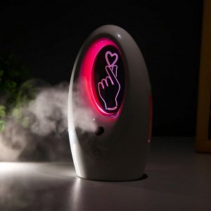 Ночник с увлажнителем "Любляна" LED 7 цветов USB белый 11х7х18 см RISALUX