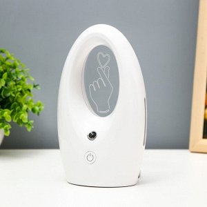 Ночник с увлажнителем "Любляна" LED 7 цветов USB белый 11х7х18 см RISALUX