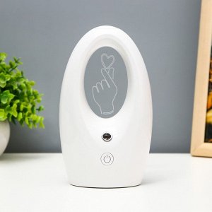 Ночник с увлажнителем "Любляна" LED 7 цветов USB белый 11х7х18 см RISALUX