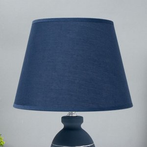 Настольная лампа "Меркури" Е14 40Вт синий 22,5х22,5х36см RISALUX