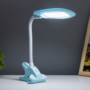 Настольная лампа "Лантрес" LED 3,5Вт USB голубой 8,8х11х47 см