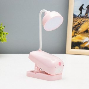 Настольная лампа на прищепке «Мультяши» LED 3 Вт USB АКБ МИКС 5.7x10.5x25 см RISALUX
