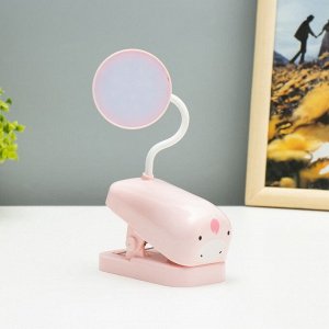 Настольная лампа на прищепке «Мультяши» LED 3 Вт USB АКБ МИКС 5.7x10.5x25 см RISALUX