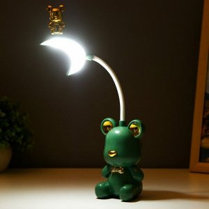 Настольная лампа с точилкой "Мишка" LED 2Вт USB АКБ МИКС 7х7х30 см RISALUX