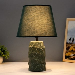 Настольная лампа "Глинка" Е14 40Вт зеленый 25х25х38,5см RISALUX