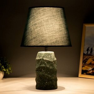 Настольная лампа "Глинка" Е14 40Вт зеленый 25х25х38,5см RISALUX