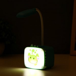 Настольная лампа "Динозаврик" LED 3Вт USB АКБ МИКС 5,5х8х29 см