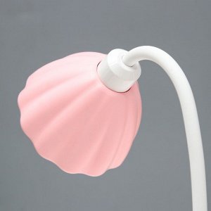 Настольная лампа «Лайни» LED 2 Вт USB АКБ розовый 10.5x10.5x37 см RISALUX
