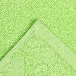 Полотенце махровое Baldric 30Х30см, цвет зелёный, 380г/м2, 100% хлопок