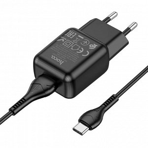 Зарядное устройство + кабель Type-C Hoco USB Travel Charger Set 2.1A