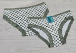 Трусы женские с кружевом 3095 олива