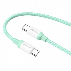 USB кабель Borofone Type-C - Type-C Fast Charging Data Cable 100W, 2 м