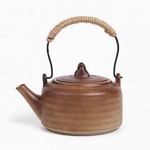 Чайник ручной работы для чайной церемонии с чайной плитой, 300 мл