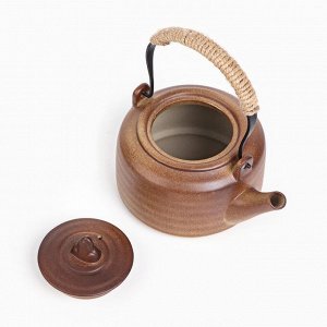 Чайник ручной работы для чайной церемонии с чайной плитой, 300 мл