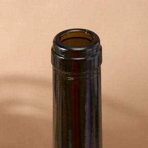 Бутыль стеклянная «Винная», 0,75 л, без крышки