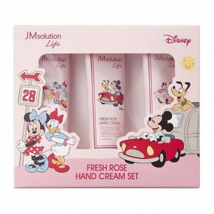 Набор парфюмированных кремов для рук с ароматом роз Jm Solution X Disney Life Fresh Rose Hand Cream (Mickey & Friends)